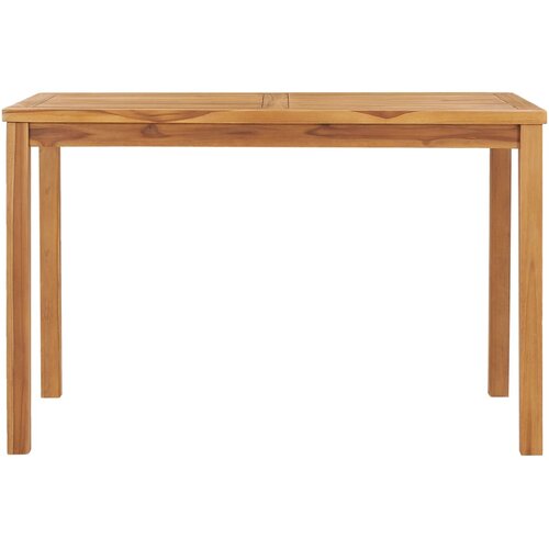  Vrtni blagovaonski stol 120 x 70 x 77 cm od masivne tikovine Slike