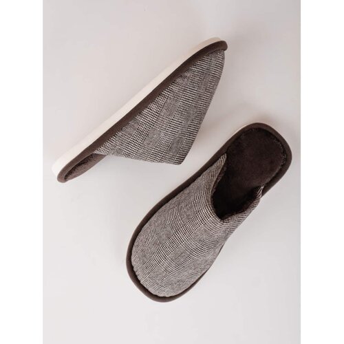 SHELOVET Light brown men&amp;#039;s slippers Slike