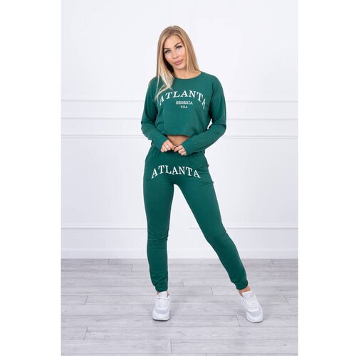 Kesi Set with green Atlanta print Cene