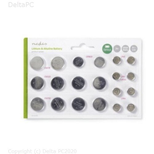 Nedis MultiPack Baterija: CR2025, CR2016, CR1620, LR43, LR54, LR4 - 20 komada Cijene