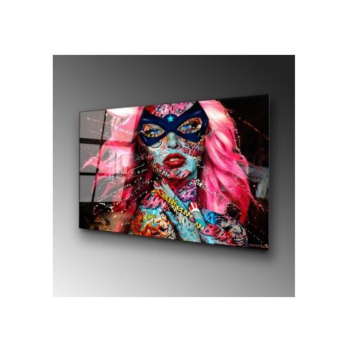 WALLXPERT UV-724 70 x 100 Multicolor Decorative Tempered Glass Painting Cene