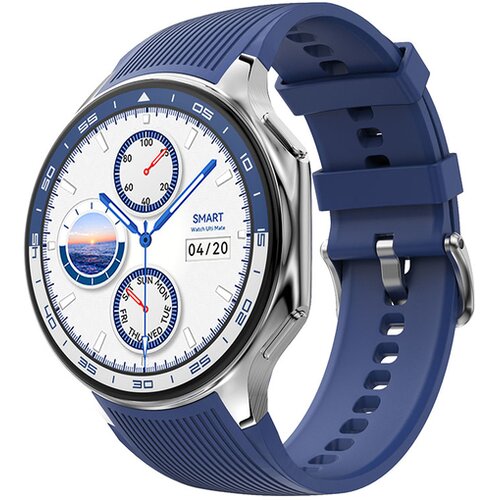  Smart watch dt watch x plavi (plava silikonska i crna kozna narukvica) ( SW468 ) Cene