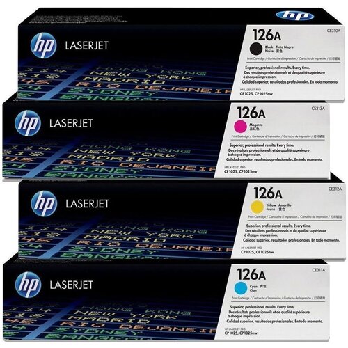  HP 126A komplet BK/C/M/Y - original MEGA CENA + BREZPLAČNA DOSTAVA! Slike