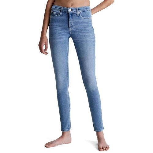 Calvin Klein ženski jeans pantalone mid rise skinny Slike