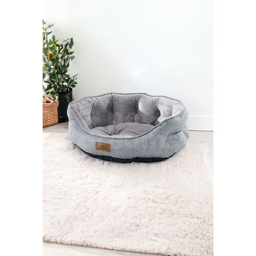 Paws &amp; Whiskers Sprit 50 x 40 - Grey Grey Pet Bed Cene