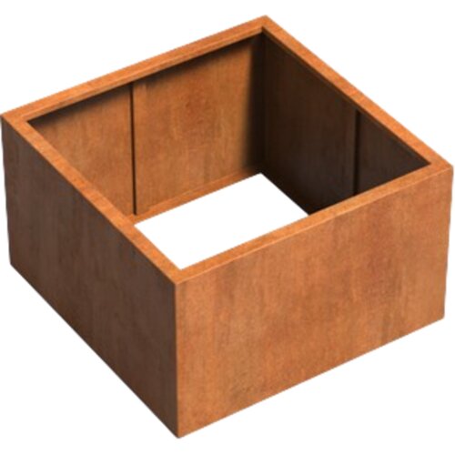 ADEZZ Korito za rastline Carrez iz jekla Corten - kvadratno / brez dna - 100 x 100 x 60 cm Cene