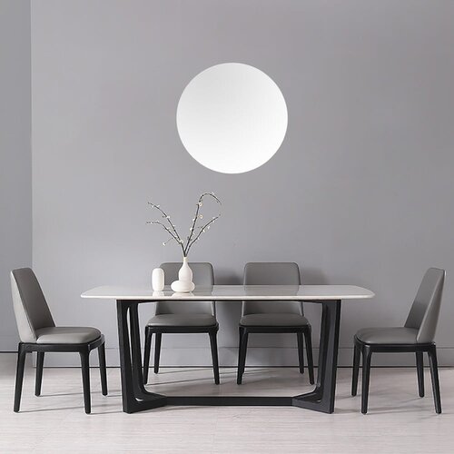 Mirrors and More Stensko ogledalo z lučjo &amp;oslash; 60 cm Luna &amp;ndash; Slike