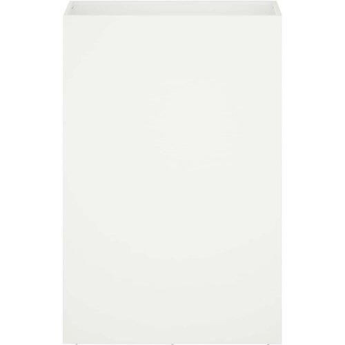  Vrtna saksija 2 kom. Bijela 50 x 30 x 75 cm Čelična vrata Slike
