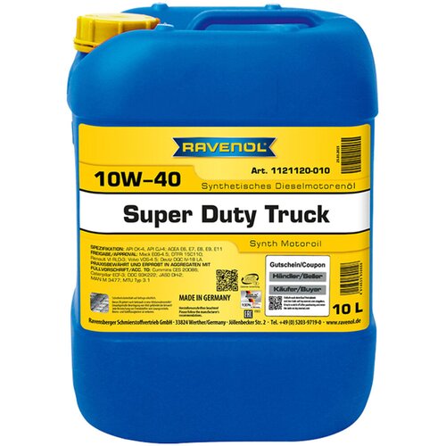 RAVENOL Ulje za motor SDT Super Duty Truck, 10W-40, 10L Cene