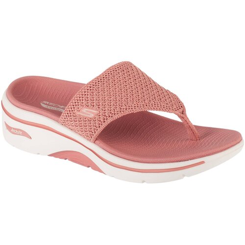 Skechers Japonke Go Walk Arch Fit 2.0 Sandal - Carrie Rožnata Slike
