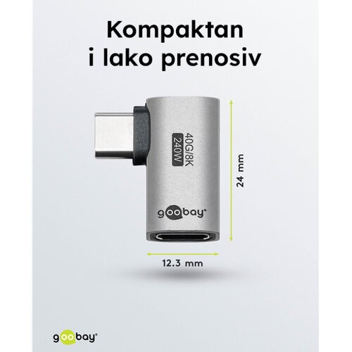  Ugaoni USB-C adapter Slike