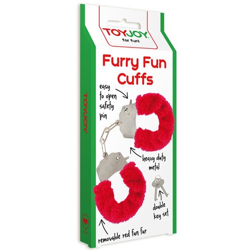 Toy Joy lisice &amp;quot;furry fun cuffs&amp;quot; (R9504) Slike