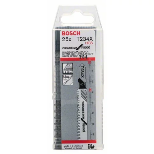 Bosch List ubodne pile T 234 X, ravni rez