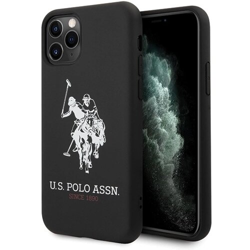 U.S. Polo Assn. ETUI SILICONE COLLECTION NA IPHONE 11 PRO MAX - CZARNE SILICONE COLLECTION, (21833991) Cene