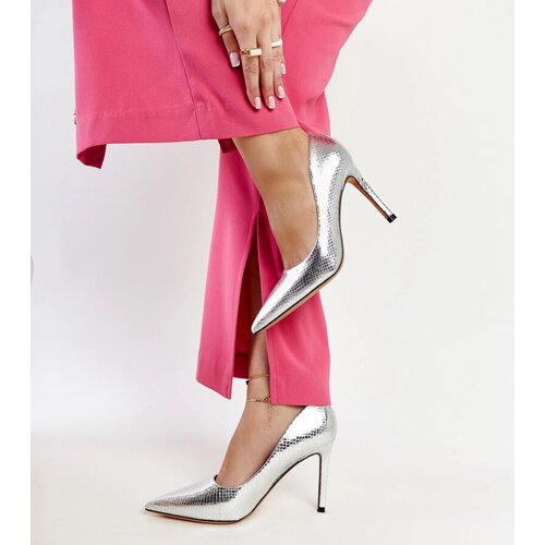Gemre Silver lacquered stilettos Wines Cijene