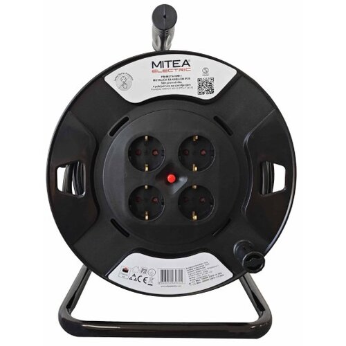 Mitea_Electric Priključnica 50M-1 DZ 13A 250V 3000W 3X1.5mm prenosna - motalica PM-MOT4 Cene