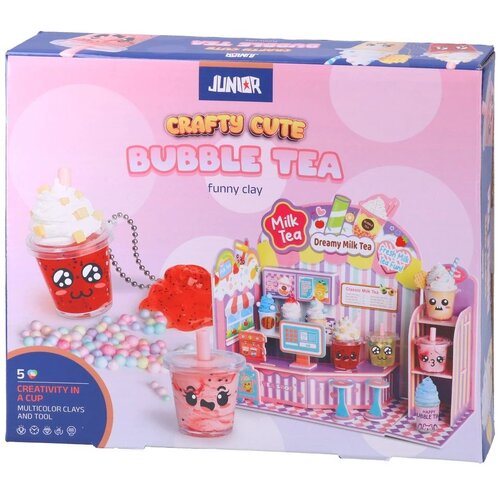 Junior Crafty cute, kreativni set, plastelin, boba čaj Slike