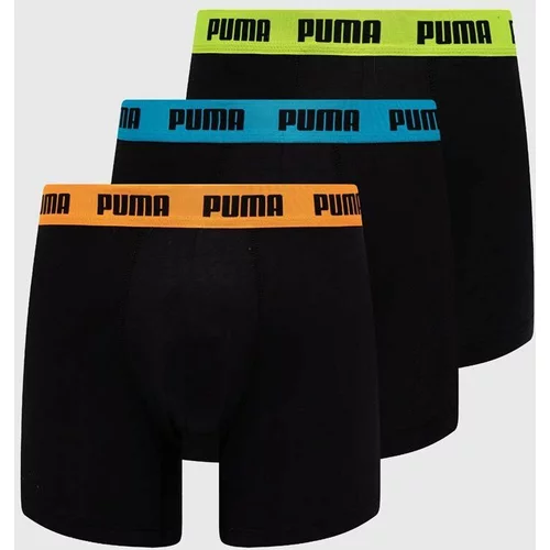 Puma Bokserice 3-pack za muškarce, boja: crna, 938327