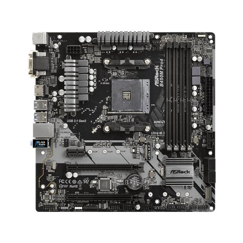 AsRock B450M PRO4 matična ploča Slike