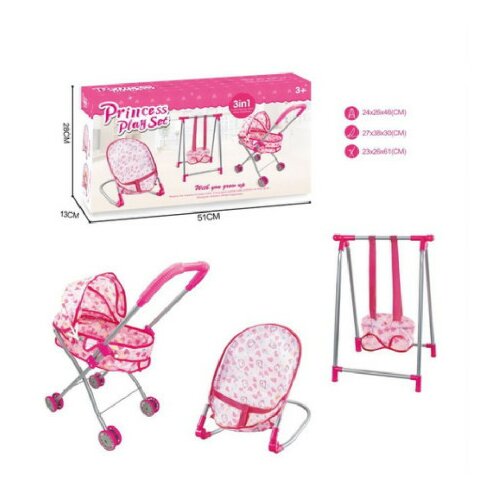 Pupa ,igračka, set za čuvanje bebe, 3 u 1, roze ( 858215 ) Cene