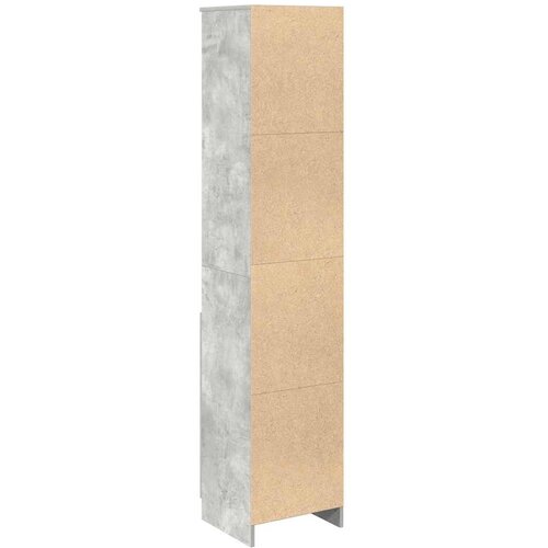  Visoka ploča beton siva 37,5x35x180 cm izrađeno drvo Slike