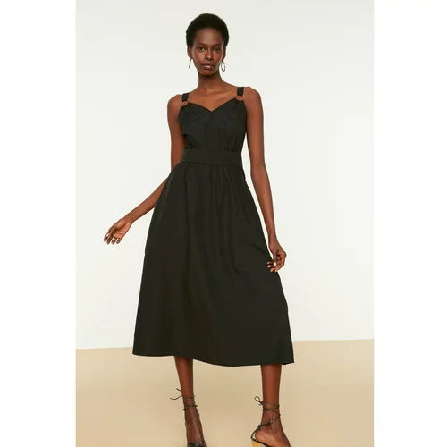 Trendyol Black Strap Detailed Dress