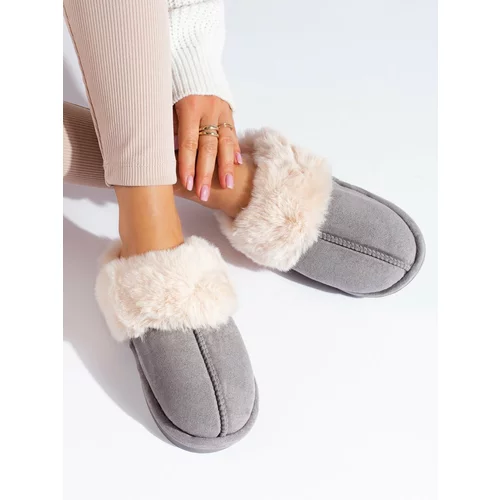 SHELOVET Women's grey slippers