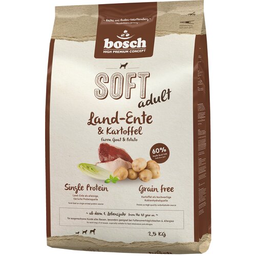 Bosch Probno pakiranje: Soft 2 vrste po povoljnoj cijeni - 2 x 2,5 kg (Chicken &amp;amp; Banana &amp;amp; Duck &amp;amp; Potato) Slike