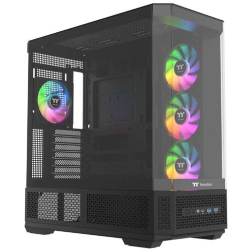 Thermaltake Kući&amp;scaron;te View 370 TG ARGB, Mid Tower, Crno Slike