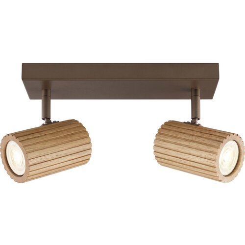 Brilliant Spot svetlo LAKEWOOD 2xGU10/10W/230V braon Slike
