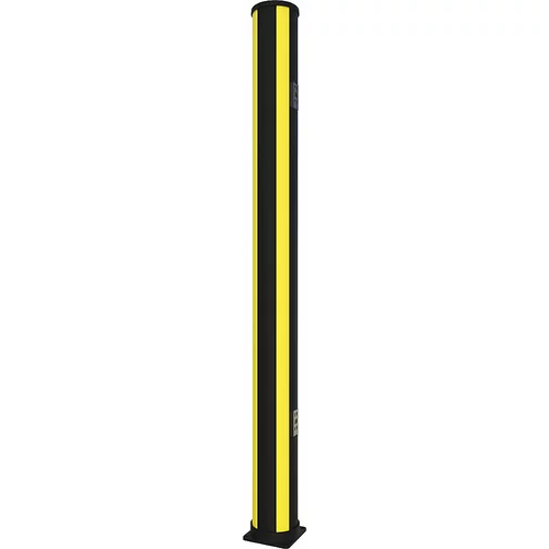 Axelent Stebrič za zaščito pred trki X-Protect, višina 2300 mm, cinkovo rumene, grafitno črne barve