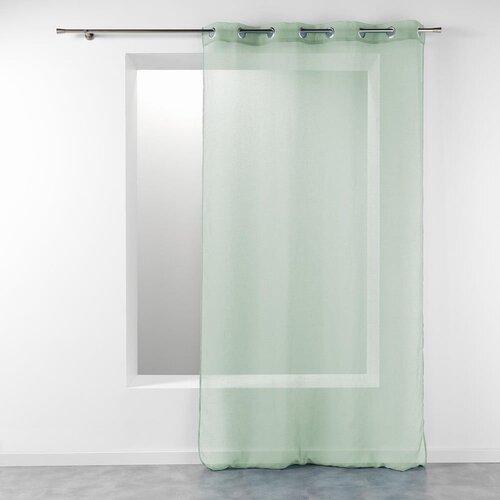 Douceur d int&amp;eacute;rieur Svetlo zelena prosojna zavesa 140x280 cm Telma &amp;ndash; Slike