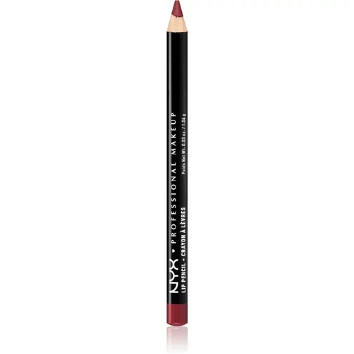 NYX Professional Makeup Slim Lip Pencil črtalo za ustnice 1 g odtenek 817 Hot Red