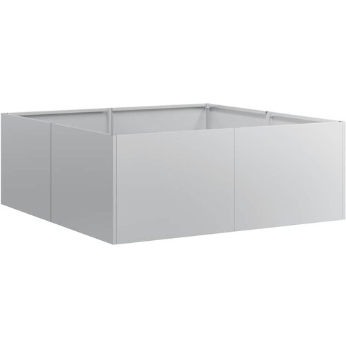 Maison Chic Cvetlični Lonec - Cvetlično korito 80x80x30 cm Pocinkano jeklo, (21789378) Cene