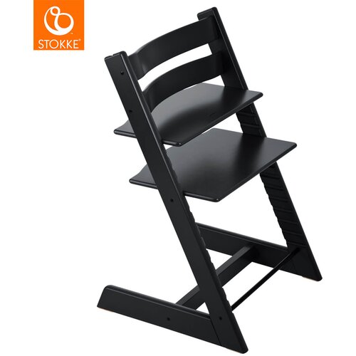 Stokke visoki stol za hranjenje - leseni Tripp Trapp black Cene