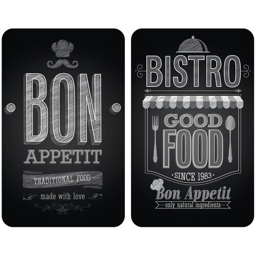 Wenko Komplet 2 steklenih zaščitnih plošč za štedilnik Bon Appetit, 52 x 30 cm Cene