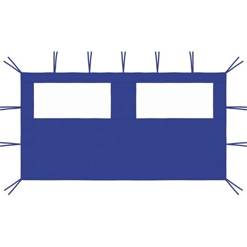  3070422 Gazebo Sidewall with Windows 4x2 m Blue (315311) Slike