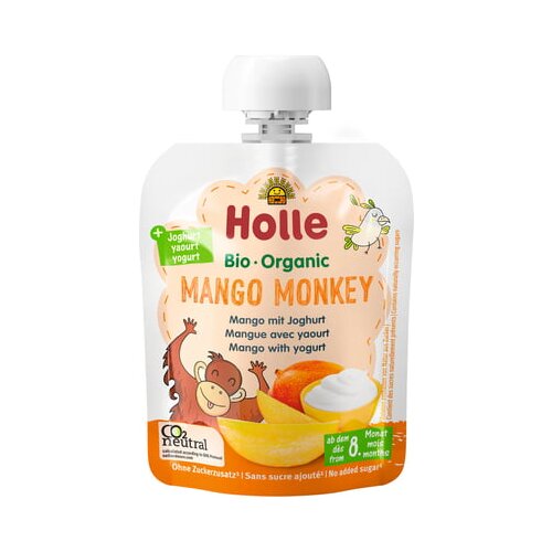 Holle Bio Joghurt-Pouches "Mango Monkey - Mango" Cene
