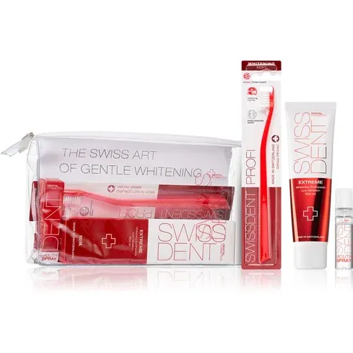 Swissdent Extreme Promo Kit set njege za zube (za nježno izbjeljivanje i zaštitu cakline)