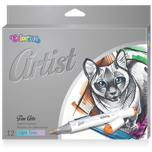  Dvostrani pastelni markeri za crtanje Colorino Artist 12 kom Cene