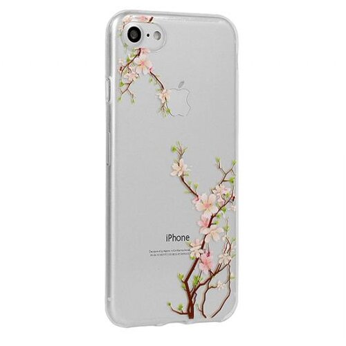 Nillkin Silikonski ovitek z rožicami za Huawei Mate 20 Lite - češnja Cene