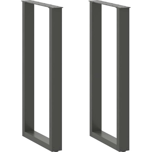  Noge za barski stol U-oblika 2 kom antracit 50 x (100-101) cm čelik Cijene