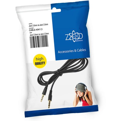 Zed Electronic CABLE-404/1,5 - Jack 3.5mm na Jack 3.5mm kabel,a dužina 1.5 metara Cene