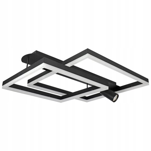  LED plafonska svetiljka LED/38W/230V + 1xGU10/30W crna Slike