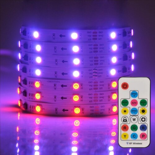  LED RGB prigu&amp;scaron;iva traka MAGIC 2 m LED/12W/230V + daljinski upravljač Slike