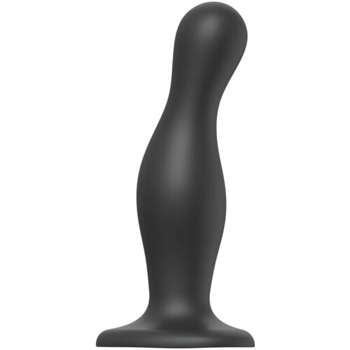 Strap-On-Me Curvy L - valoviti, strap-on dildo (crni) Slike
