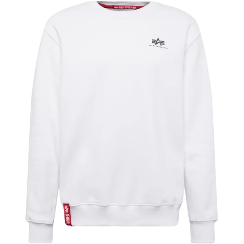 Alpha Industries Sweater majica crvena / crna / bijela