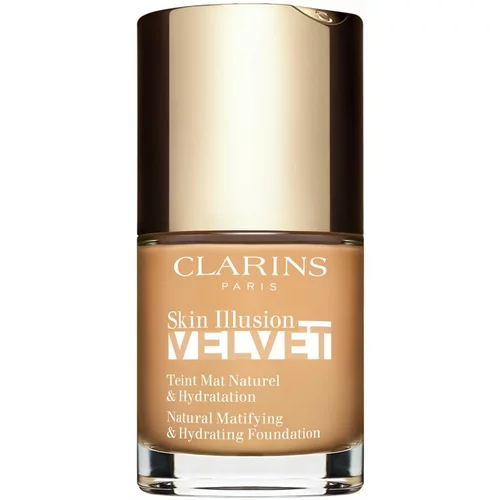 Clarins Skin Illusion Velvet tekući puder s mat finišem s hranjivim učinkom nijansa 110.5W 30 ml