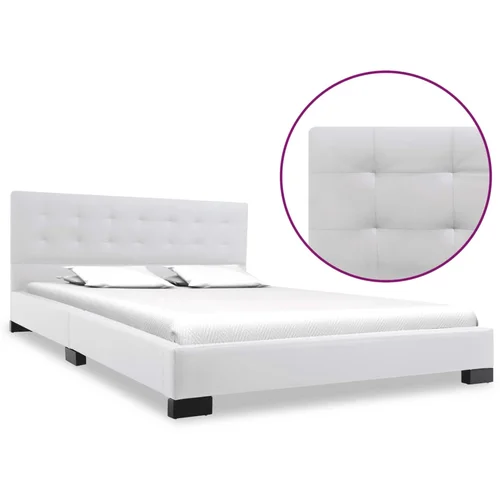 Furnova Posteljni okvir iz belega umetnega usnja 140x200 cm, (22055958) Furnova Posteljni okvir iz belega umetnega usnja 140x200 cm, (22055958)