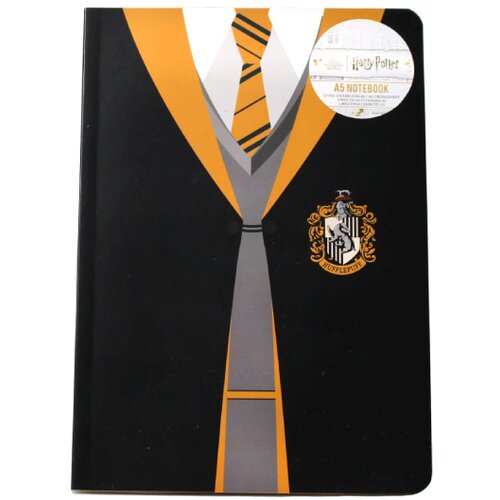 Half Moon Bay Harry Potter - Agenda A5 - Harry Potter, Uniform Hufflepuff, soft Slike